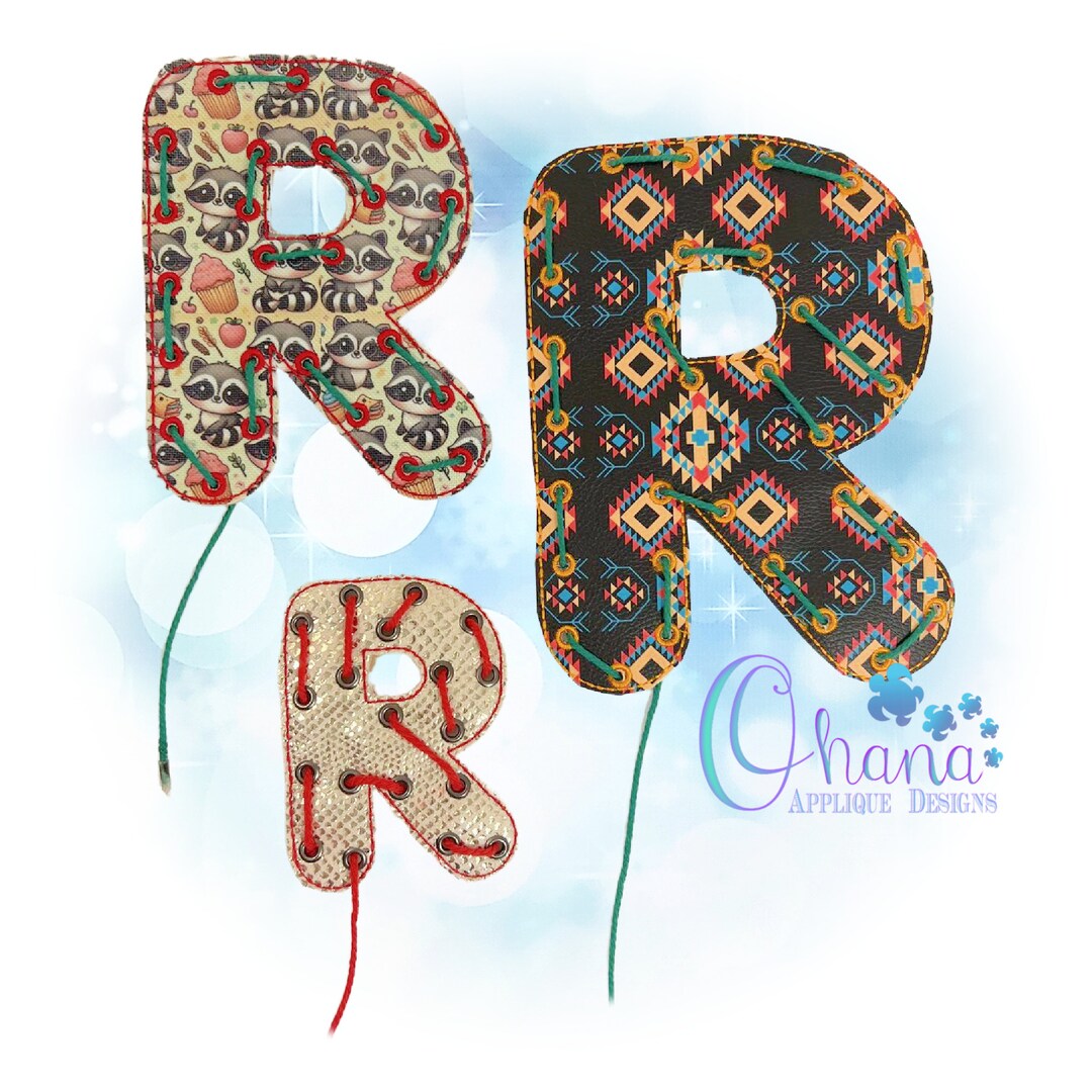 Letter R Lace Board Design in the Hoop Embroidery Machine Design - Etsy