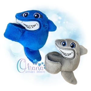 Shark Slap Bracelet Buddy In The Hoop Machine Embroidery Design