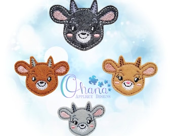Goat Feltie In The Hoop Machine Embroidery Design