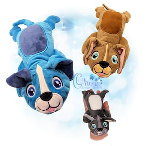 Floppy Dog Stuffie In The Hoop Machine-borduurontwerp