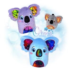 Koala Eggie Stuffie In The Hoop Embroidery Machine Design