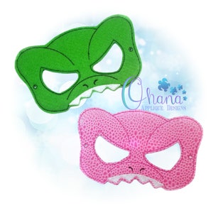 T Rex Pretend Mask In The Hoop Machine Embroidery Design