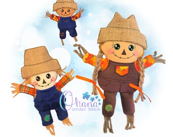 Patches Scarecrow Stuffie In The Hoop Machine Embroidery Design