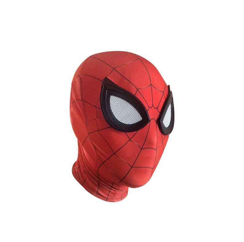 3D Spiderman Homecoming Masks Avengers Infinity War Iron Spider Man Cosplay Costumes Lycra Mask Superhero Lenses