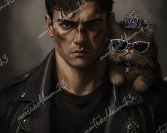 Dungeon Crawler Carl & Princess Donut Physical Giclée Print