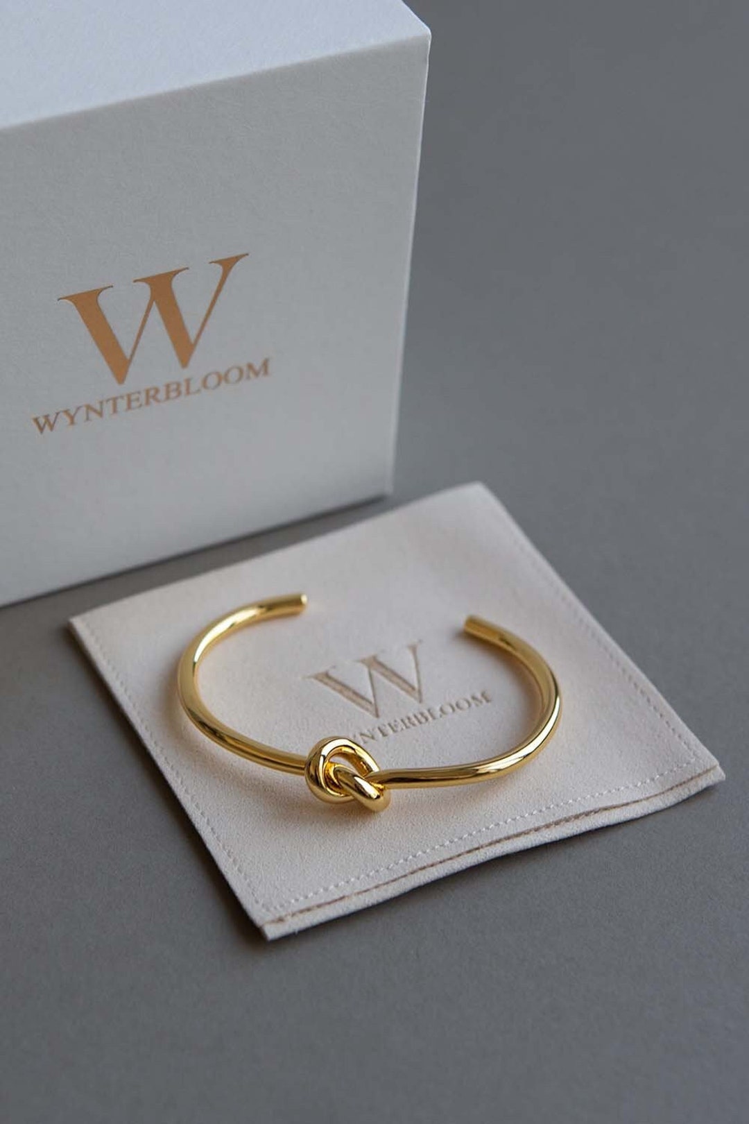 Gold Knot Bracelet, Minimalist Knot Bracelet, Gold Knot Cuff Bracelet, Tie Knot Bracelet ...
