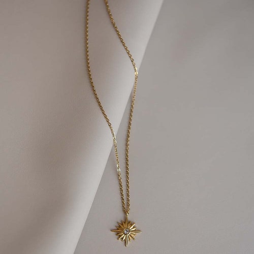 SUNBURST ネックレス　star jewelry SUNBURST DIAMOND NECKLACE(1ZN1006)K18/Pt950 ネックレス｜スター