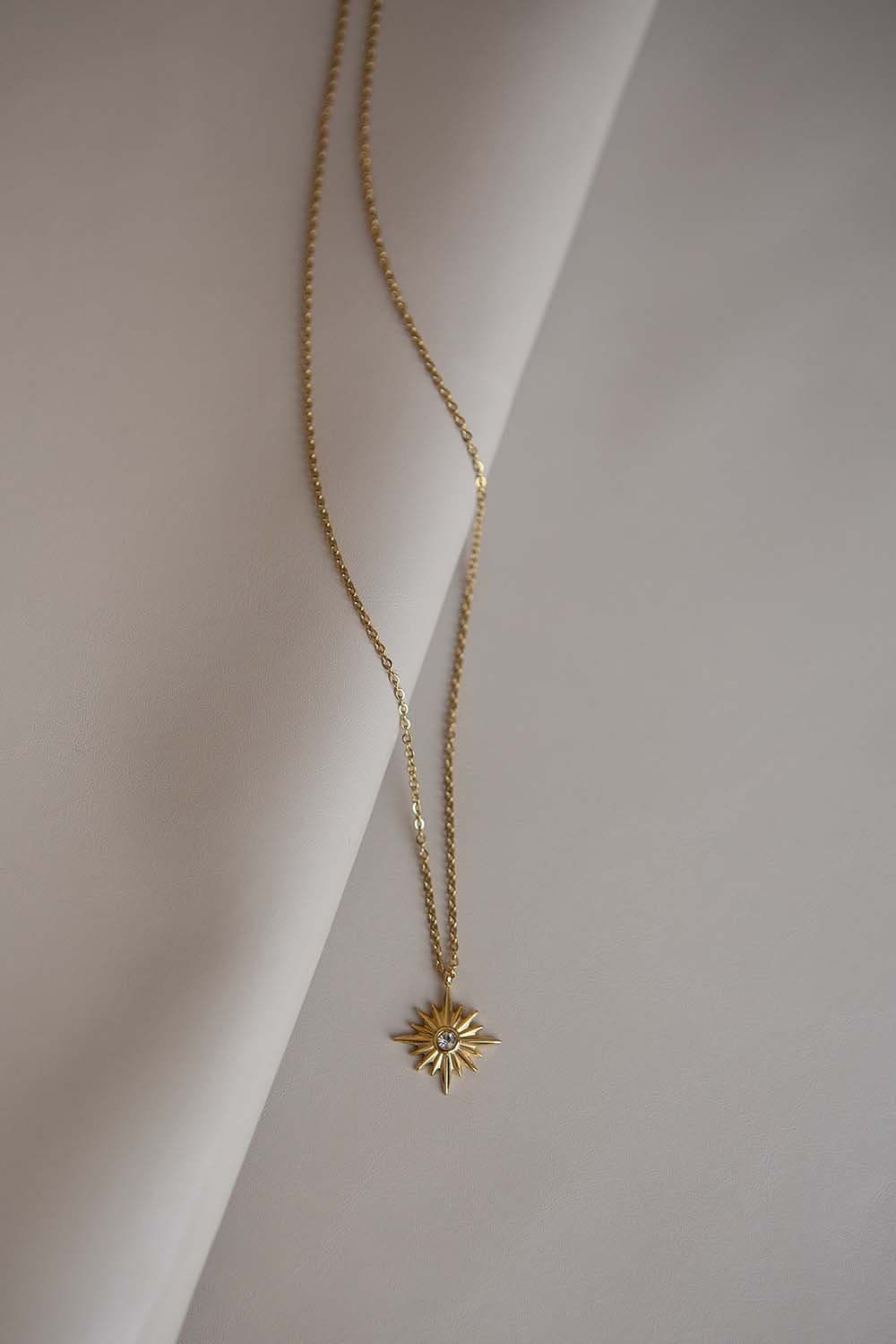 SUNBURST ネックレス　star jewelry SUNBURST NECKLACE(1ZN1013)K18 ネックレス｜スタージュエリー公式