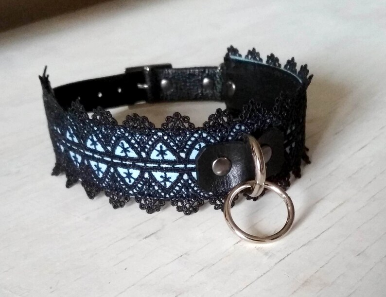 submissive collar Black Red bdsm collar mature Collar BDSM bondage collar O ring choker