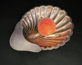 Christofle Fleuron Silver Plated Shell Serving Dish - France - Etsy