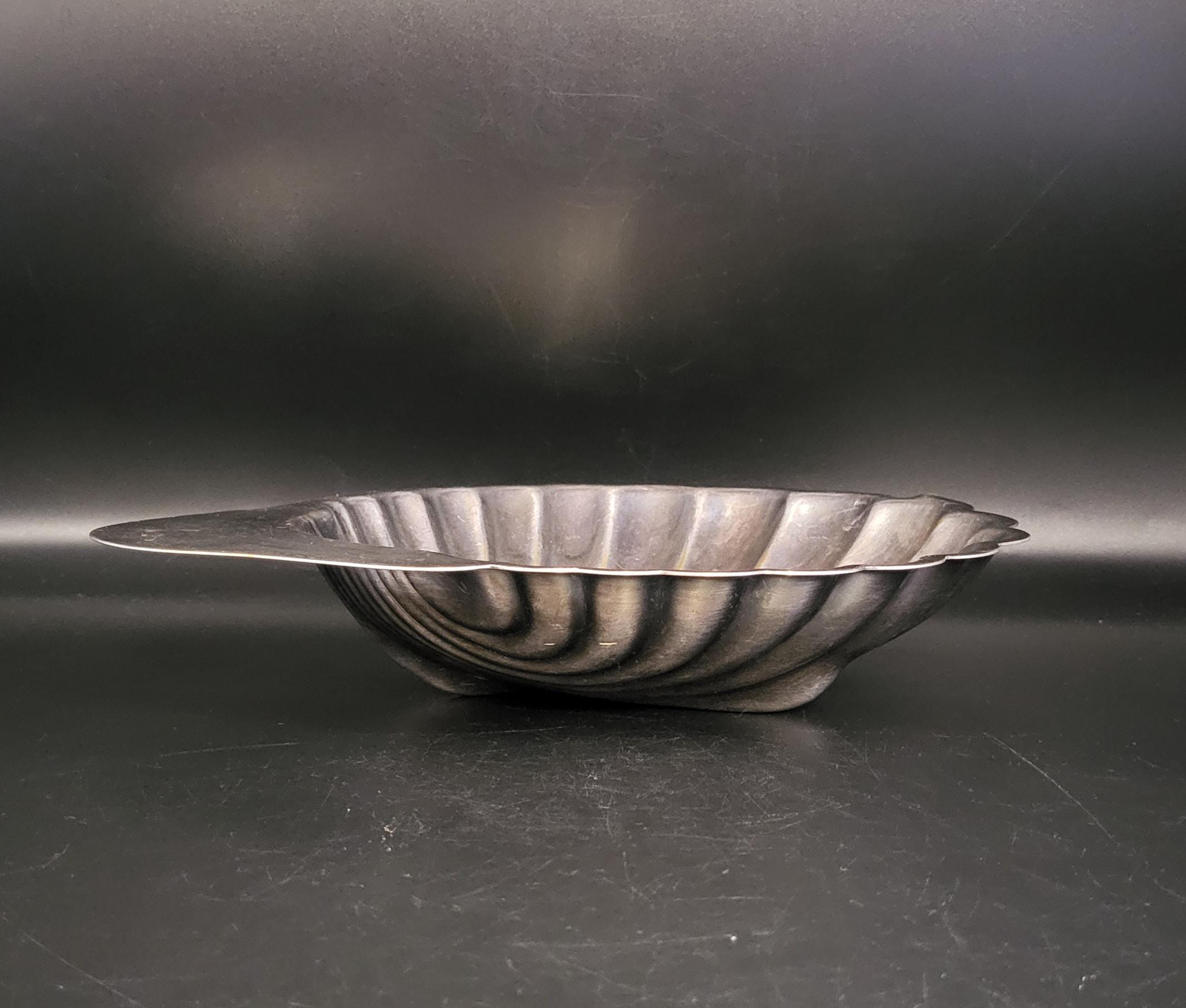 CHRISTOFLE　FLEURON シルバートレイ　シェルプレート Christofle Fleuron Silver Plated Shell Serving Dish - France - Etsy