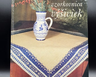 EMBROIDERY PATTERNS. Album on Slovak Folk Embroidery. Vintage Slovak Book. Decorative Needlework.