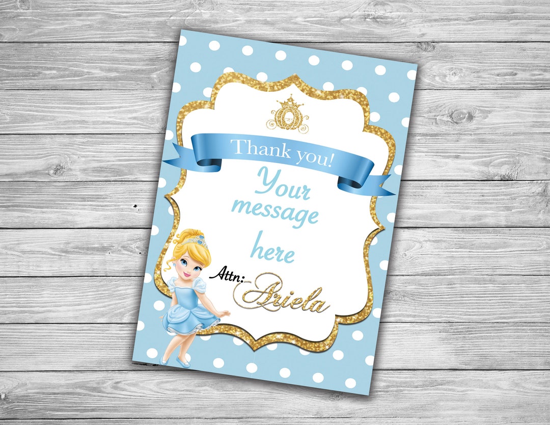 cinderella-toddler-cinderella-thank-you-card-digital-etsy