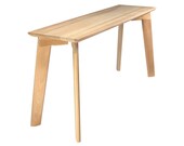 Bench Wood Modern by CW Furniture Maple Walnut Oak Hardwood Custom Handmade Entryway Shoe Seat Hallway Dining Table Bedroom Custom Handmade