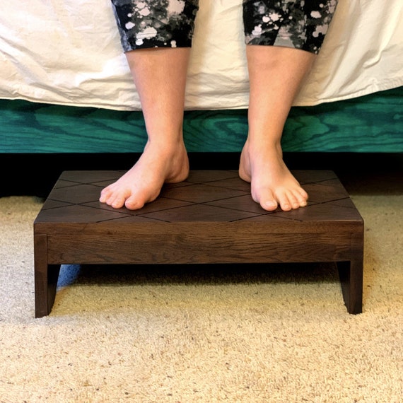 Wooden on sale bed stool