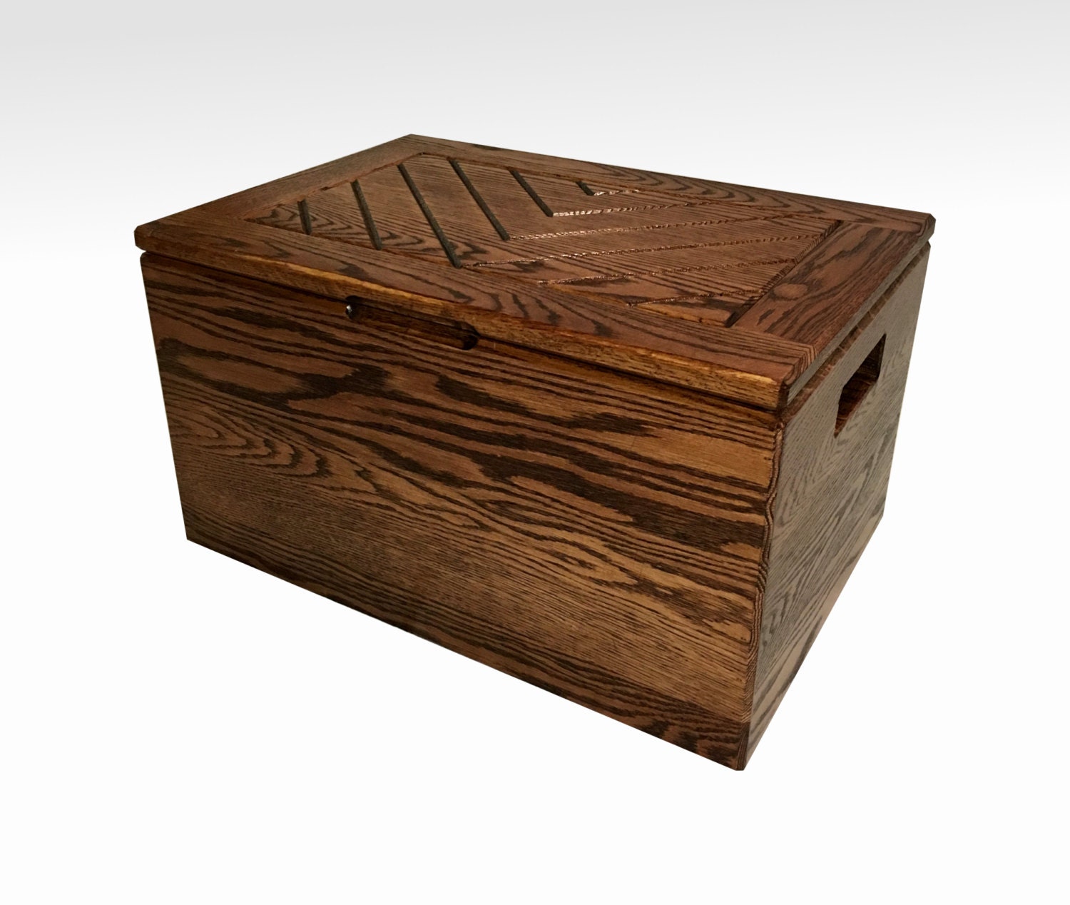 Toy Chest Hope Chest Storage Memory Bench Solid Oak Choose Etsy