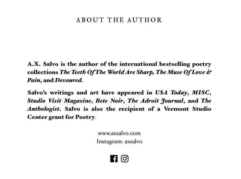 The Muse Of Love and Pain: a collection of dark poetry - Collector's Edition autographed by the author image 9