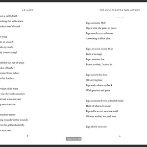 The Muse Of Love and Pain: a collection of dark poetry - Collector's Edition autographed by the author image 7