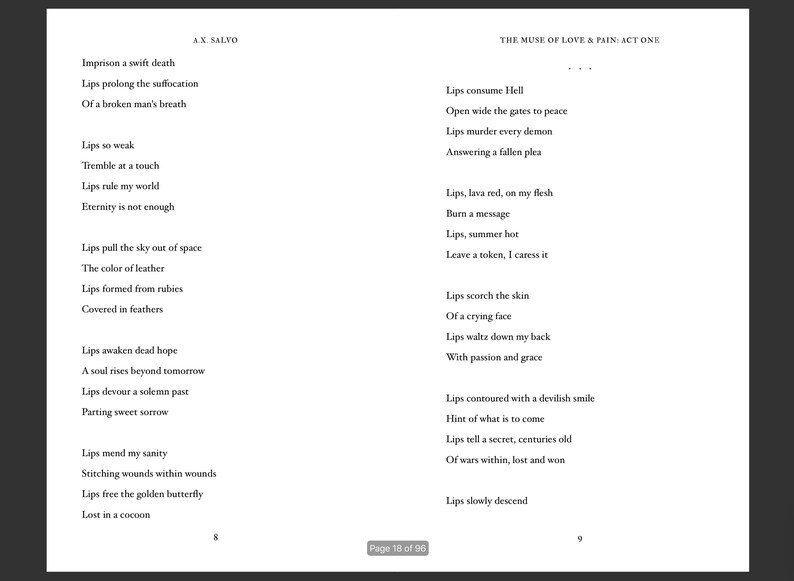The Muse Of Love and Pain: a collection of dark poetry - Collector's Edition autographed by the author image 7