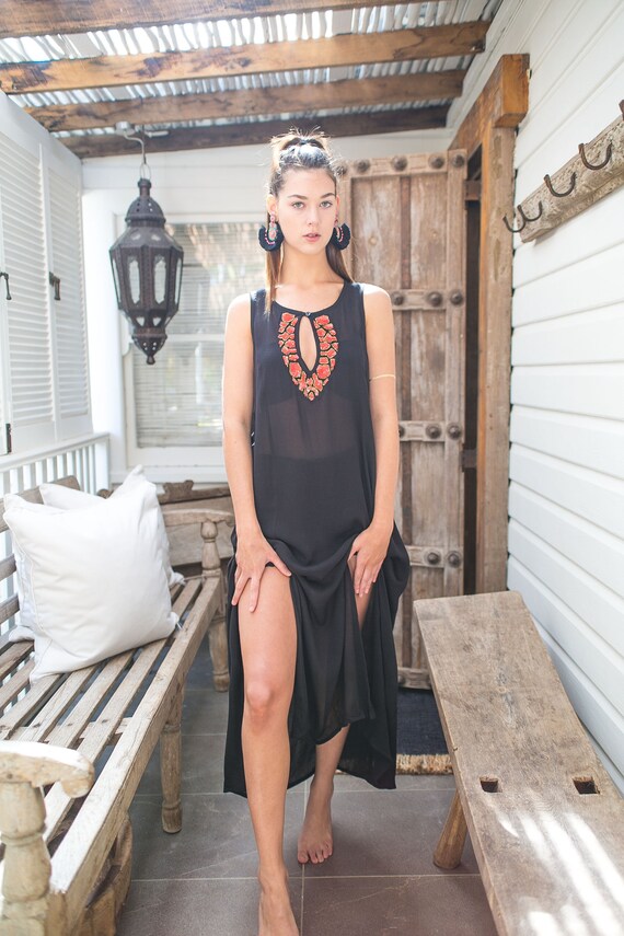 knee length kaftan dress
