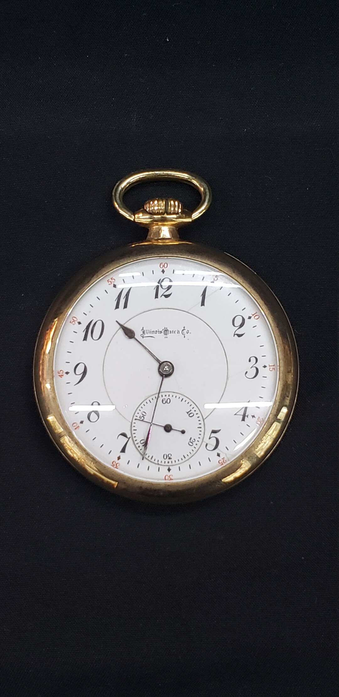 1898 Illinois Sangamo Gold Railroad Special 23 Ruby Jewel Pocket Watch