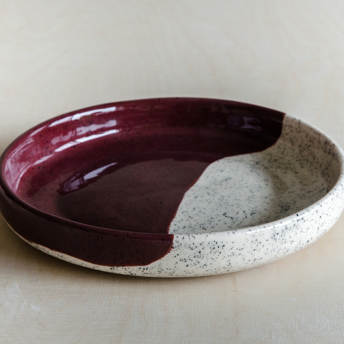 Deep Plate - SET OF 6 - Speckled Color - Handmade - Ceramic - Made to Order - Etsy