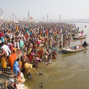 Street Photography,Fine Art Print,India,Wall Art, Kumbh Mela,Hindu Festival, Travel Photography, Maadat,Allahabad,4x6,8x12,12x18,16x24,20x30 image 1