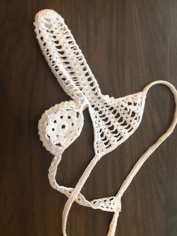 Men and Underwear on X: Plexi Wear's Vers String Harness is a handmade  crochet underwear that can be worn in multiple ways. It features a unique,  avant-garde and contemporary design that blends