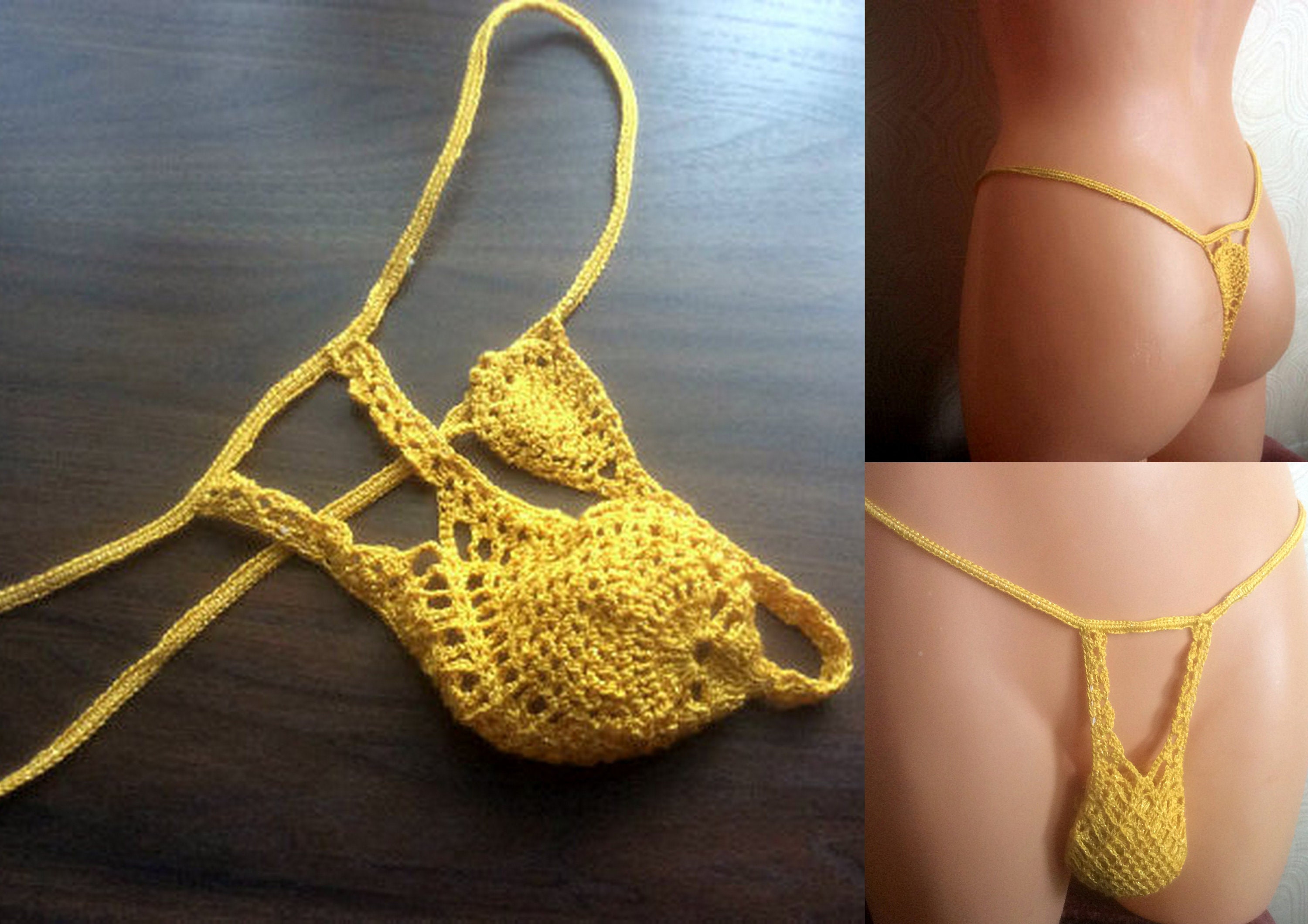 Sexy Men's G String, Thongs Erotic, Erotic Strings for Men, Crochet Thong,  Erotic Lingerie, Men Underwear, Boho Sexy, Sexy String, Romantic -   Canada