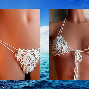 Extrem mikro-stringbikini, sexig bikini, liten mikro-stringbikini, fräck bikini, stringbikini, erotisk bikini, erotiska underkläder bild 1