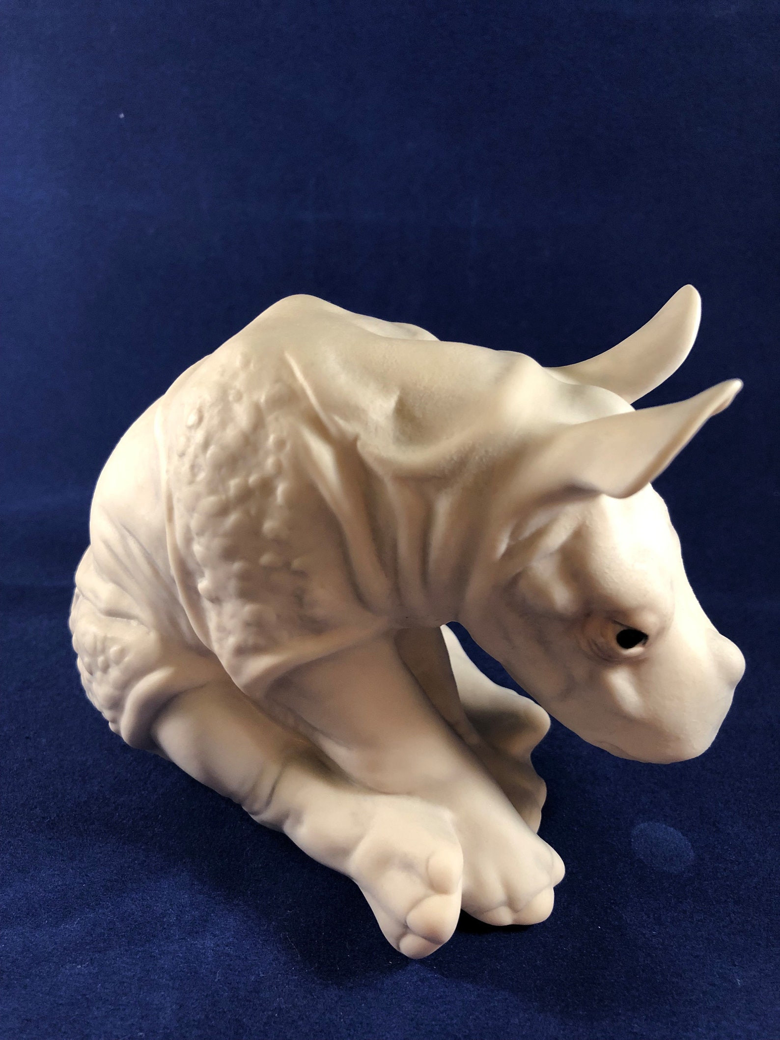 Cybis Vintage Porcelain Rhino Figurine Rhinoceros 4.5 Etsy UK