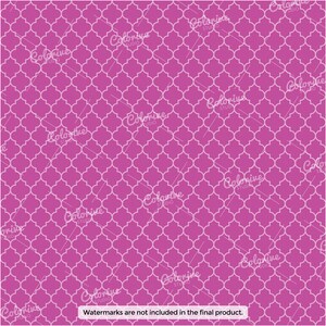 Moroccan Digital Paper 100 Colors Rainbow Seamless Quatrefoil Pattern ...
