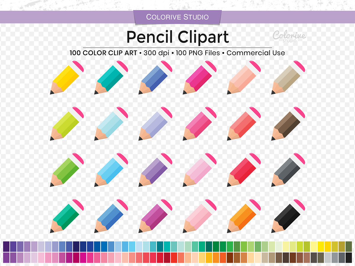 Vertical Pencil Clip Art