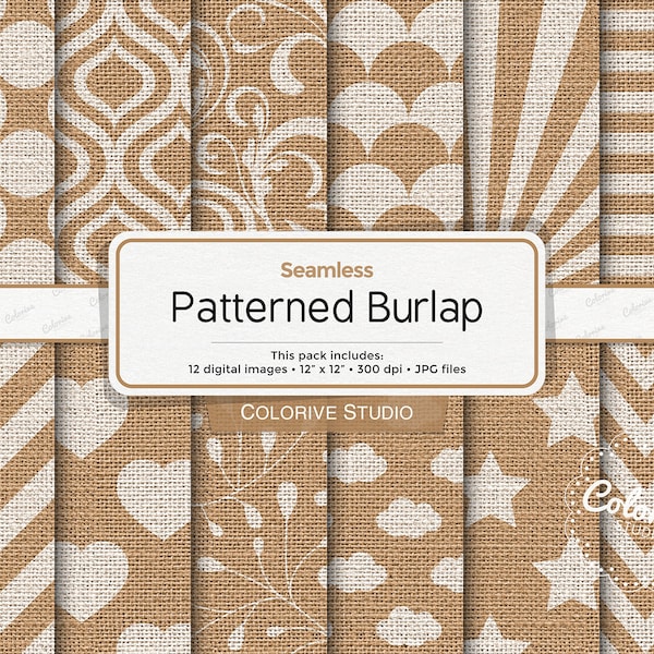 Natural Burlap - Etsy