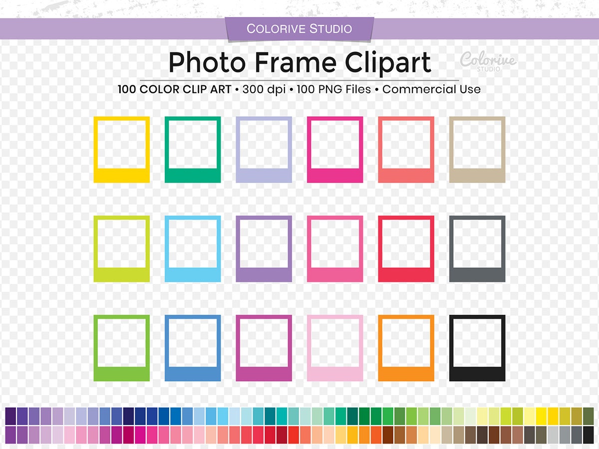 Polaroid 2 x 3 inch Border Frame Stickers (100-Pack) - PL2X3FRS-H - Next  Level