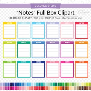 100 Notizen voller Box Planer Clip Art Planer Aufkleber liefert persönlichen und kommerziellen Gebrauch