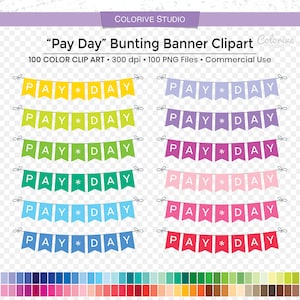 100 Zahl Tag Wimpelkette Banner Clipart in Regenbogenfarben Zahl Tag Wimpelkette Png Illustration Planer Sticker personal und commerziell
