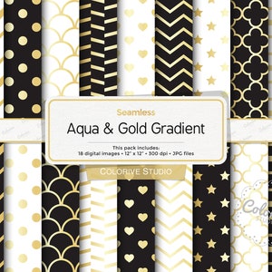 Black & Gold Glitter Washi – Graphic 45 Papers