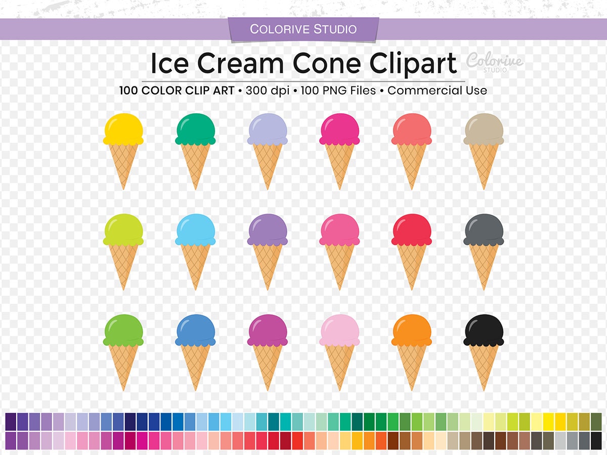 Ice cream cone color deals