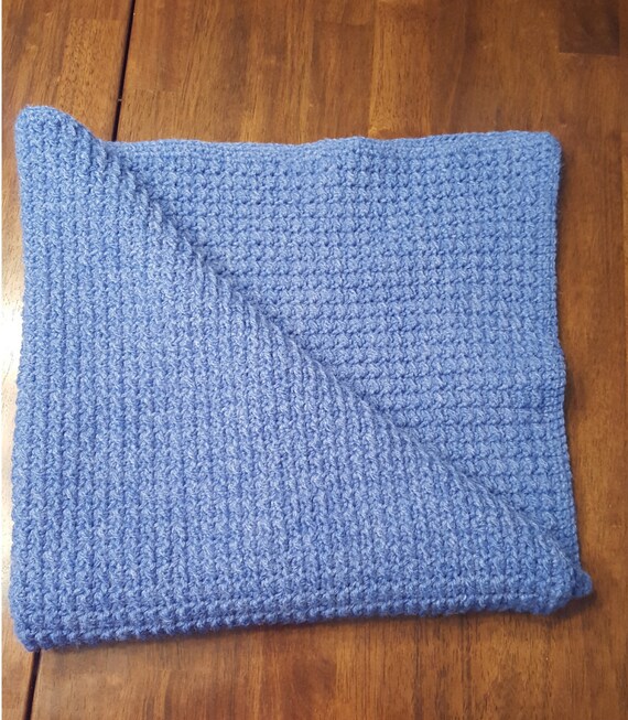 blue baby blanket