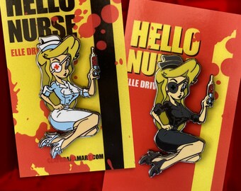 Hello Driver 2" Hard Enamel Pin