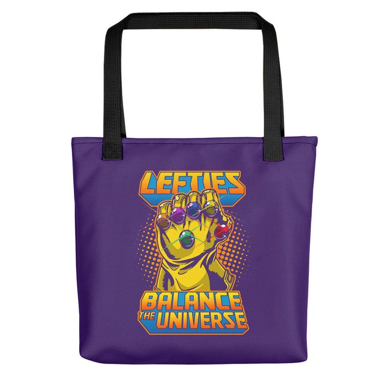 Lefties Balance the Universe tote bag