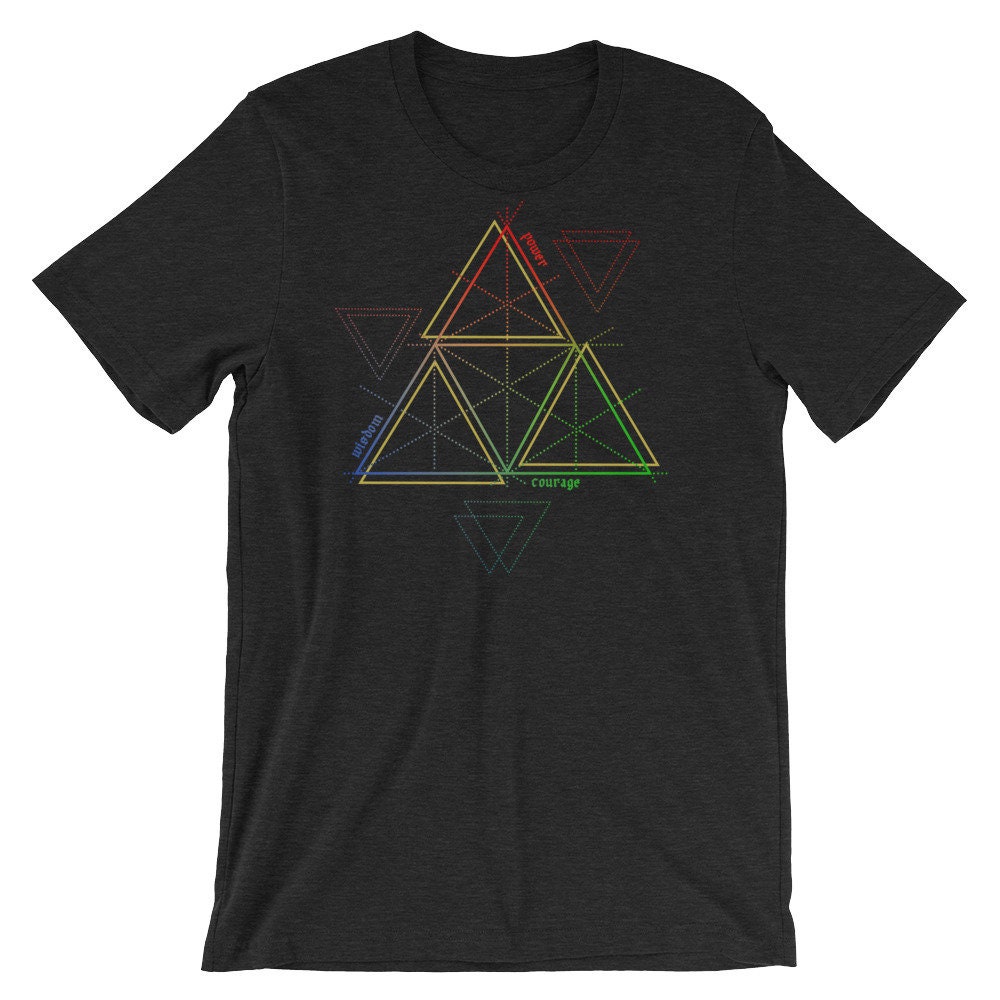 Sacred Triforce T-shirt - Etsy