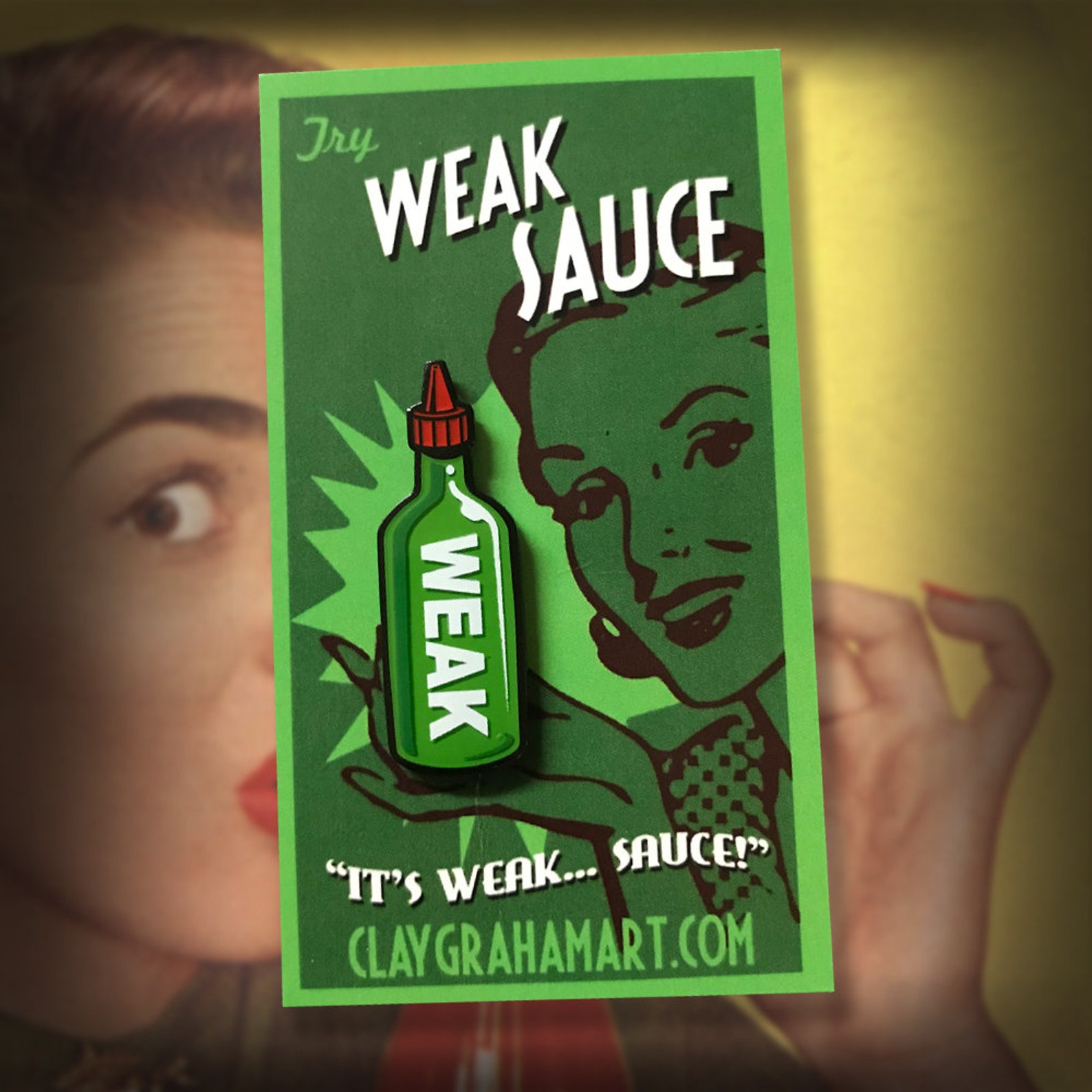 Weak Sauce 2 0 1 5 Soft Enamel Pin Etsy