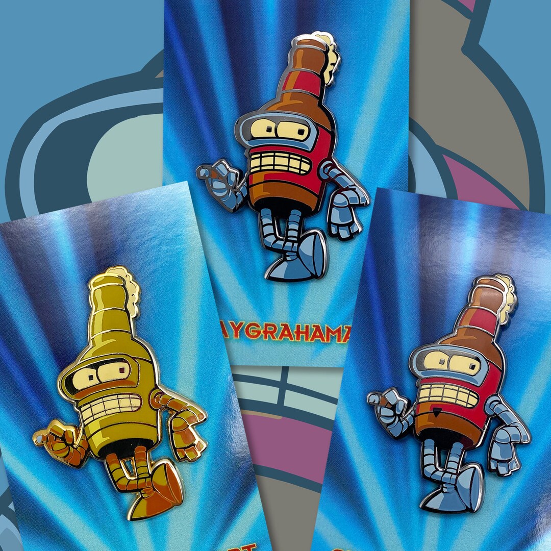 You Are What You Drink Bender 2 Hard Enamel Pin Etsy