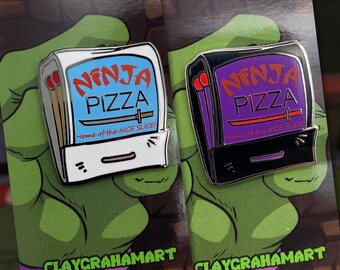 Ninja Pizza 1.5" Hard Enamel Pin
