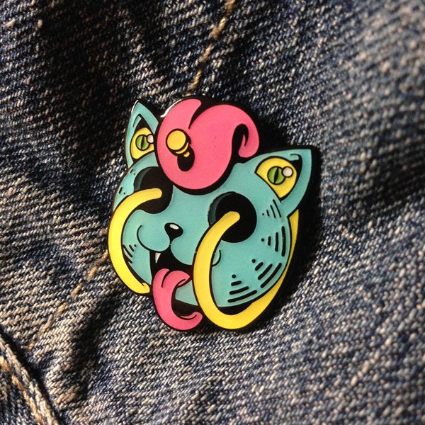 Paw-dern Art 1.25" Soft Enamel Pin w/ epoxy coating