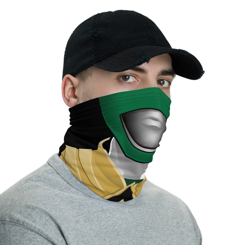 Green Ranger Neck Gaiter Etsy