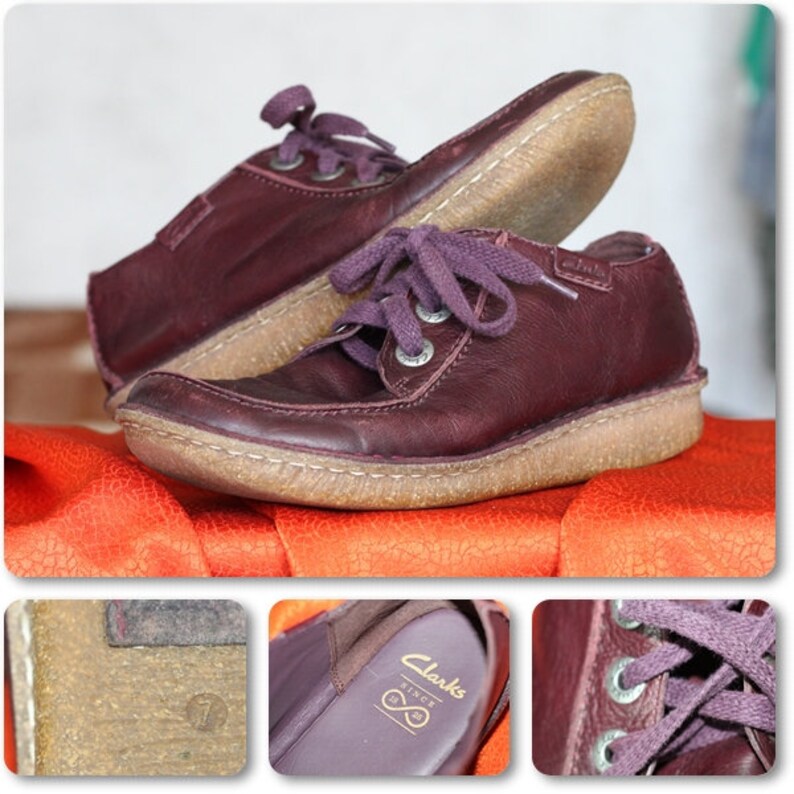 little burgundy clarks