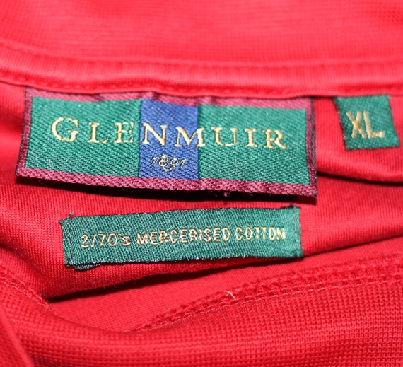 mercerised cotton golf shirts